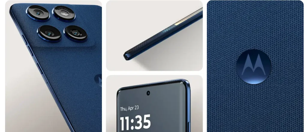 Motorola Edge 60 144Hz display phone front view