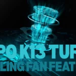 Close-up of Oppo K13 Turbo cooling fan technology