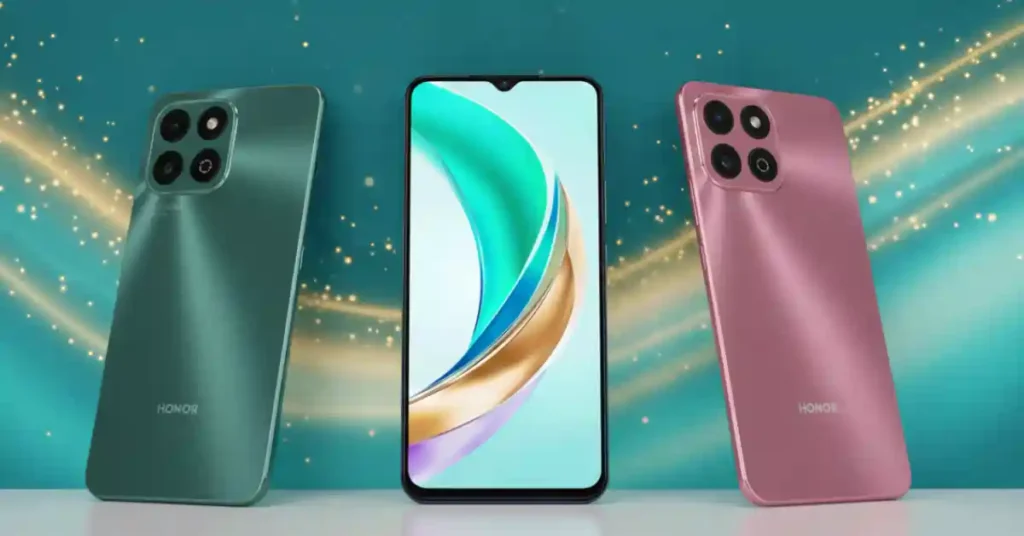 Honor X6b Plus smartphone front and back design