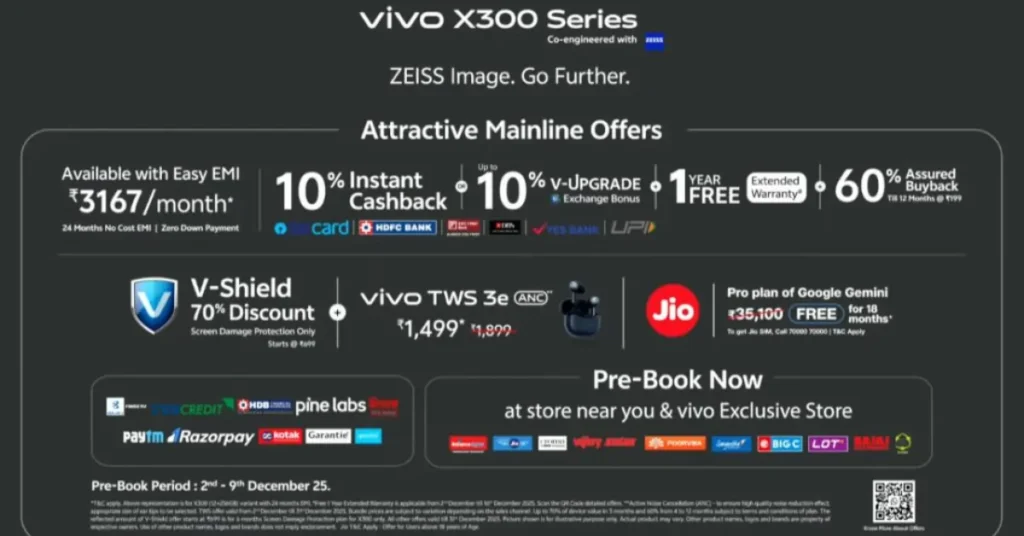 Vivo X300 Pro – cleaner low-light images