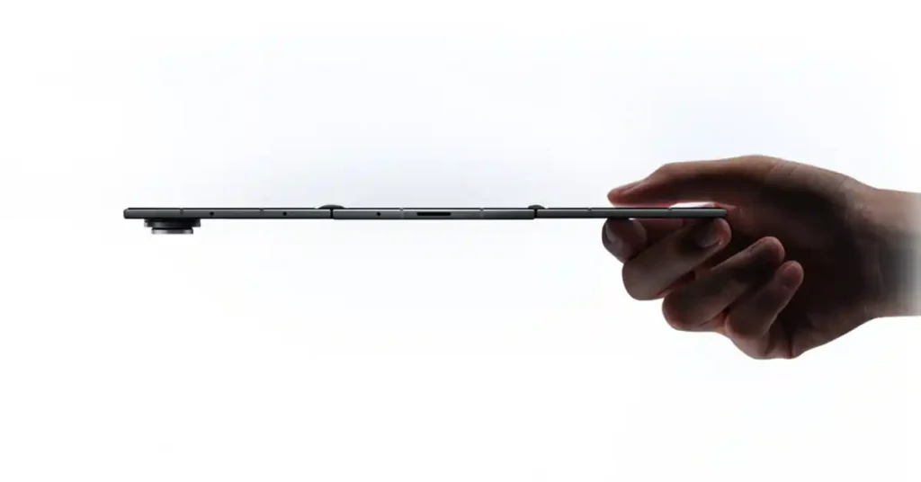 Samsung Galaxy Z TriFold showcasing dual hinges and premium titanium frame