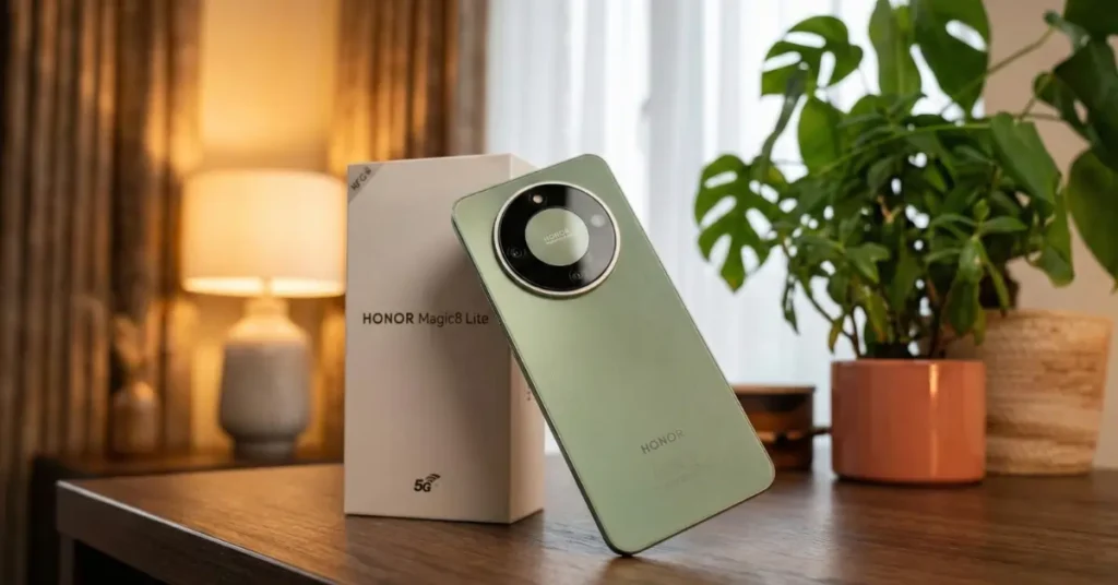 Honor Magic 8 Lite rear panel with camera module