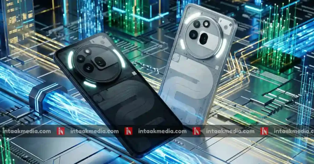 Nothing Phone 4a Series back panel with LED lighting