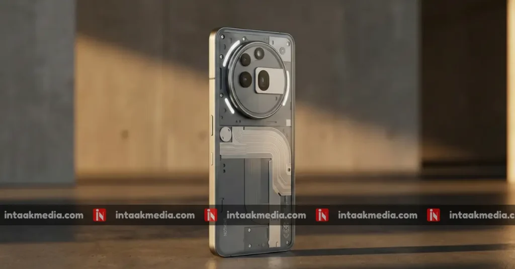 Nothing Phone 4a camera module close-up