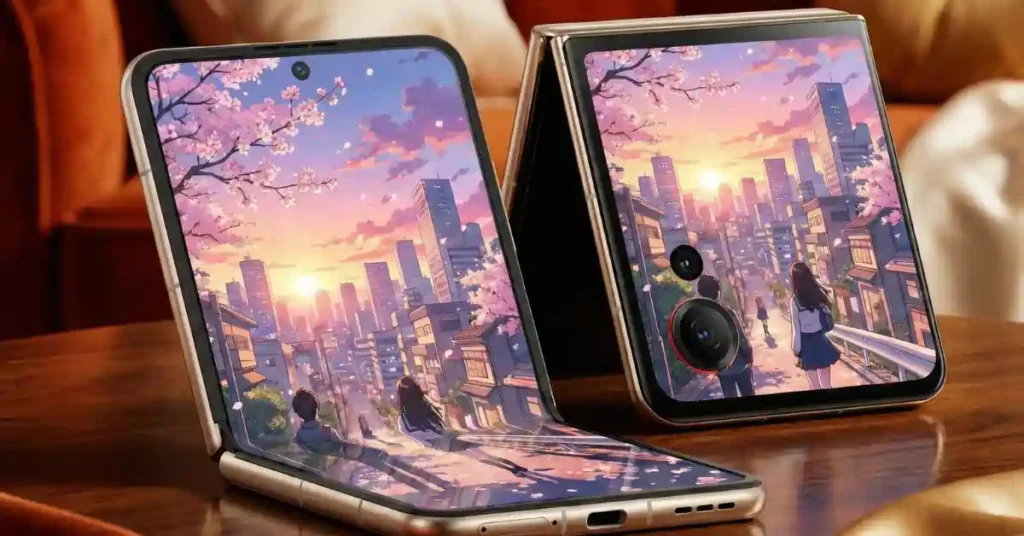 Surprisingly Powerful: Nubia Flip 3 Arrives with Android 15 and Next-Level Bluetooth 6.0 3 Nubia Flip 3 folded and unfolded display