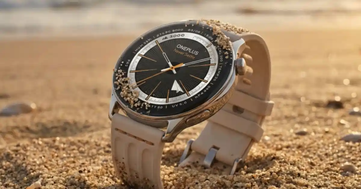 OnePlus Watch Lite smart watch with round display