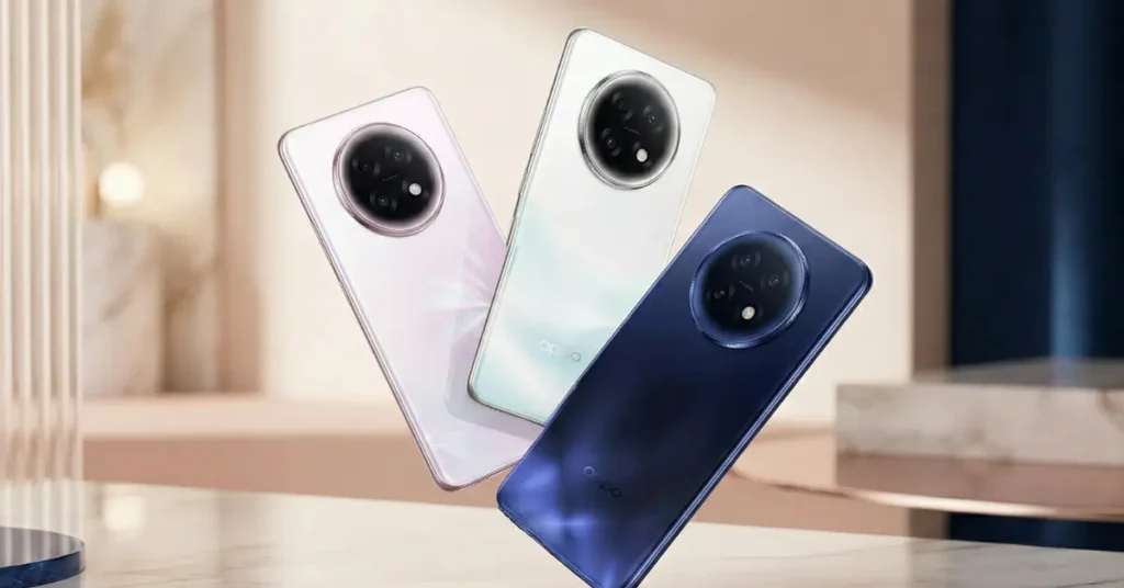 Oppo A6L back panel texture and finish