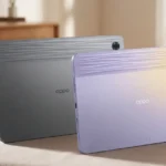 Oppo Pad Air 3 lightweight tablet in silver color