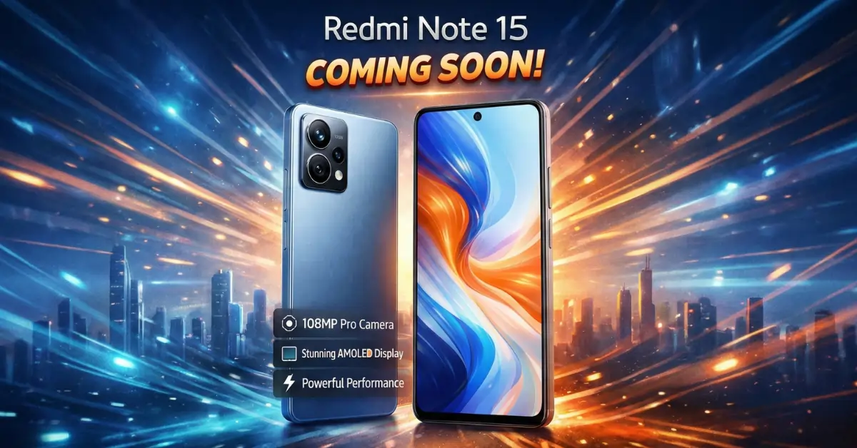 Shocking Twist: REDMI Note 15 5G Stuns Europe With 108MP Camera and eSIM Support