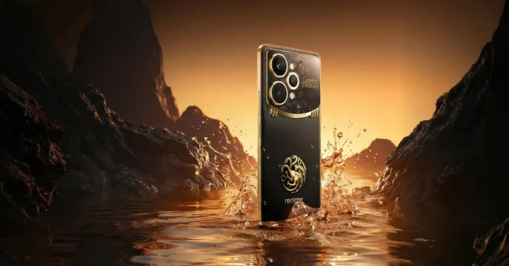 Realme 15 Pro Game of Thrones dragon themed back panel design