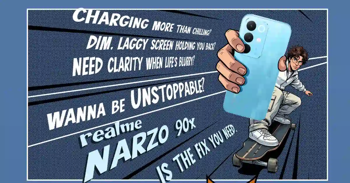 Realme Narzo 90x Sales Hit Incredible Record Highs: Over 1 Lakh Units Sold! 1 Realme Narzo 90X color variants official look