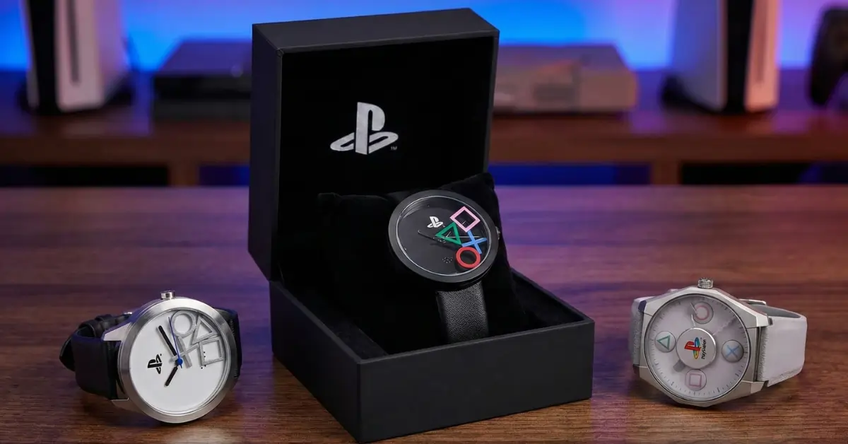 Insane Scarcity: Sony PlayStation Watch Limited to 300 Units With Iconic PS1 Disc Drive Design