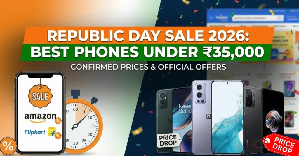 Best Phones under 35000 Republic Day Sale 2026 Official Price Drop