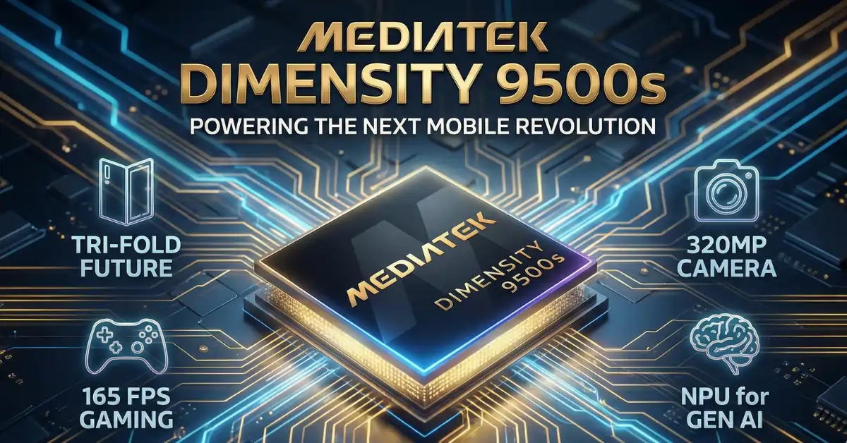 MediaTek Dimensity 9500s Official: Boosting Performance for the Next Wave of Tri-Fold Phones