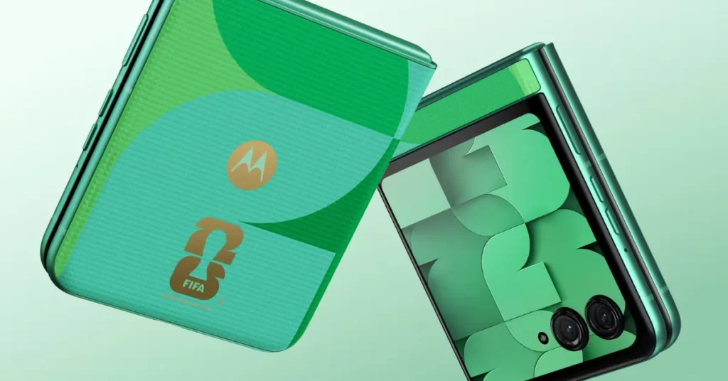 50MP main camera lens on the Motorola Razr FIFA 2026 Edition