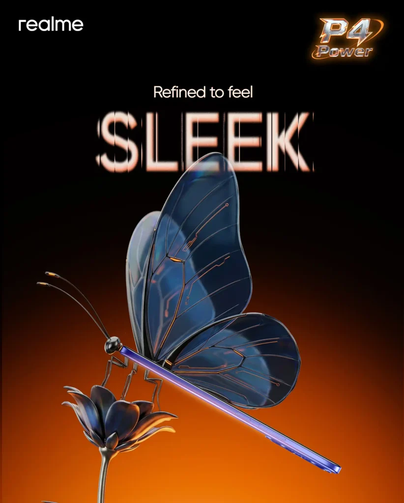 Realme P4 Power launch in India Confirmed: Massive 10,001mAh Battery Arrives on January 29 3 Realme P4 Power Sleek design