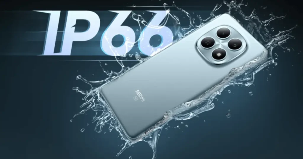 Redmi Note 15 5G IP66 rating