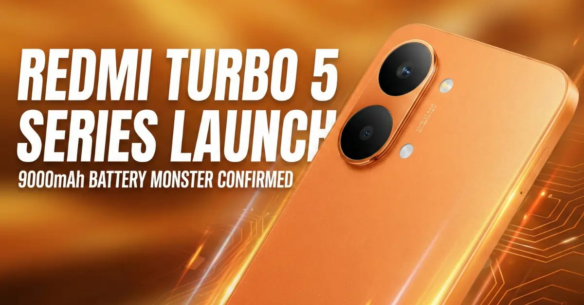 Redmi Turbo 5 Series Launch Date Confirmed: Massive 9000mAh Battery