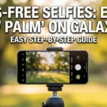 Enable 'Show Palm' on Galaxy S25 for Hands-Free Group Selfies