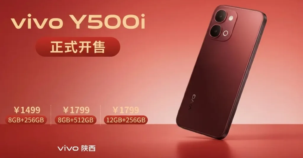 Vivo Y500 Pricing and Availability