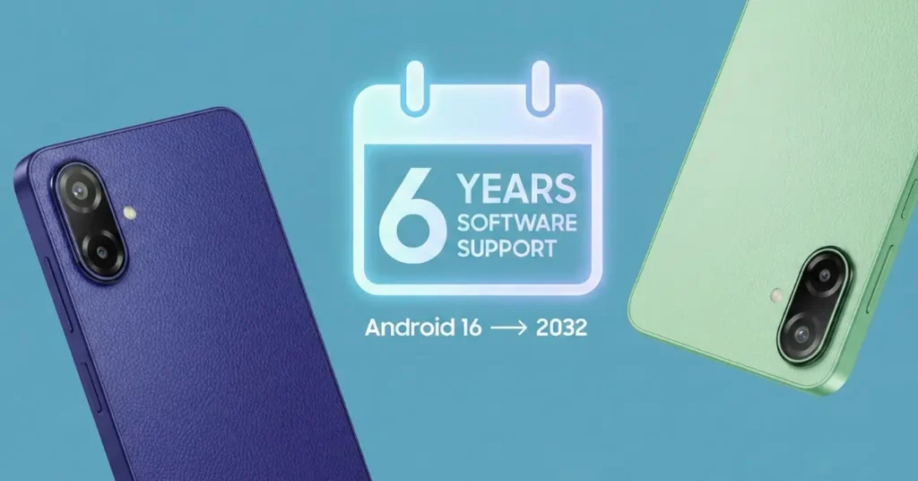 Samsung Galaxy F70e 6 years of software updates