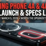 Nothing Phone 4a Launch Date in India