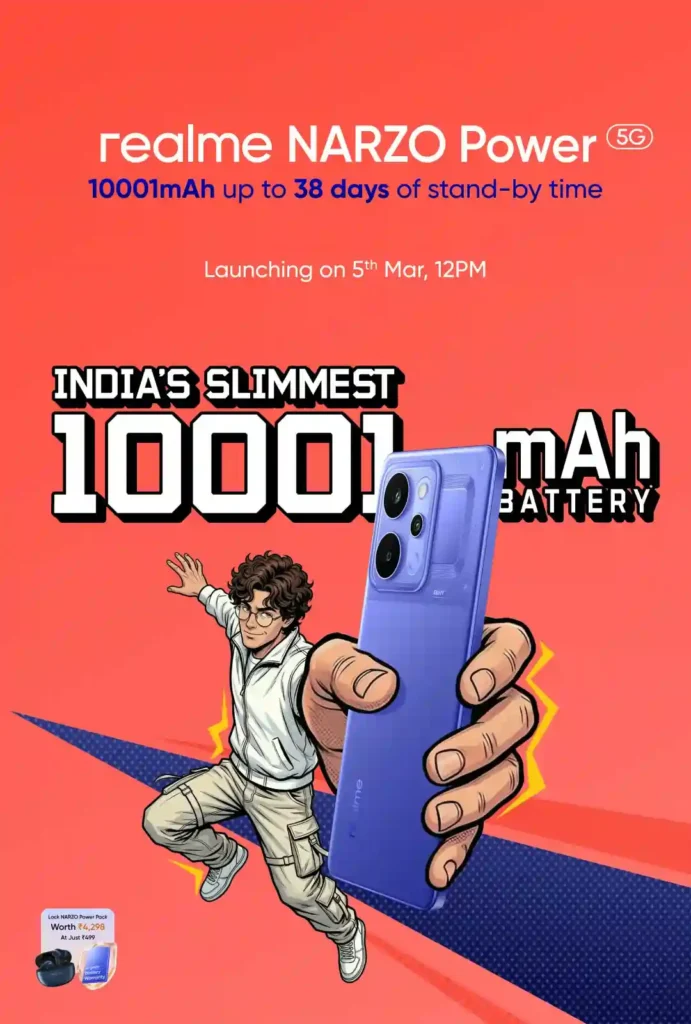 Realme Narzo Power 5G India on March 5, 2026