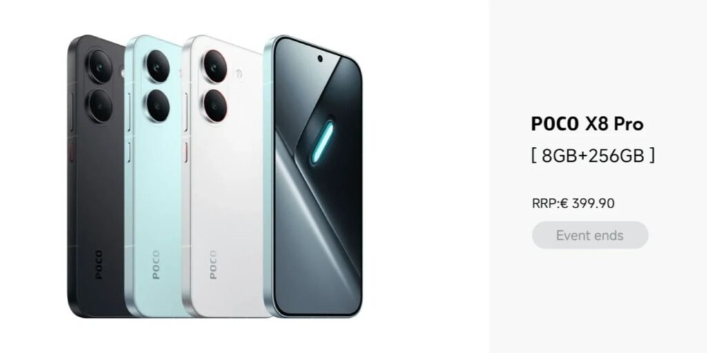 poco x8 pro price starts at €399 (approx. ₹42,750)