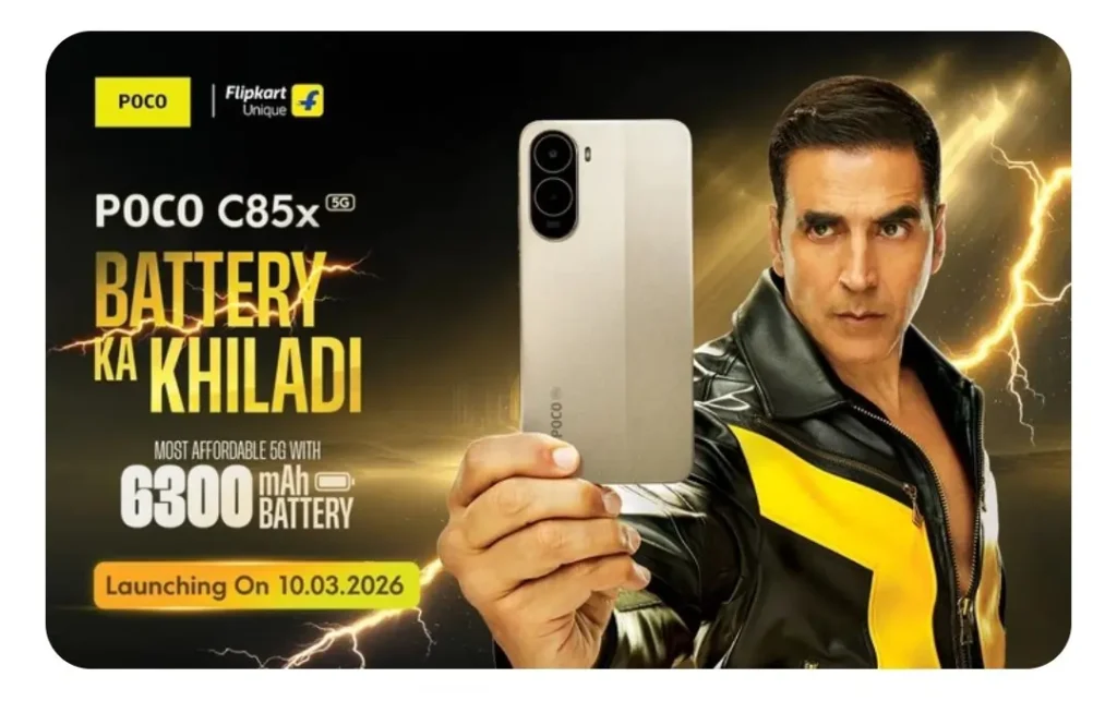POCO C85x 5G Launch in India on March 10