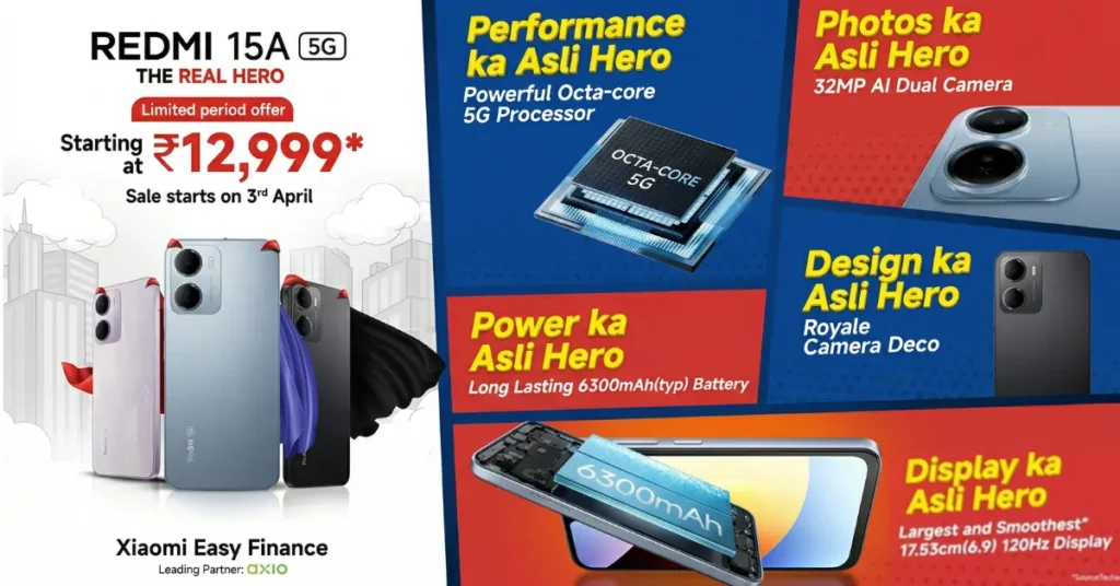 Redmi 15A Price & Specs Revealed