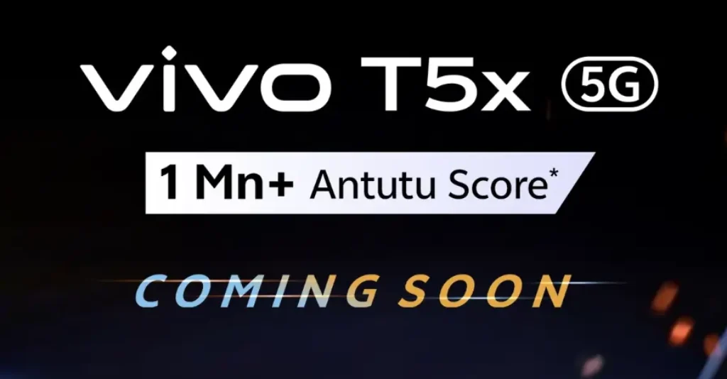Vivo T5x 5G 1 million-plus AnTuTu score,