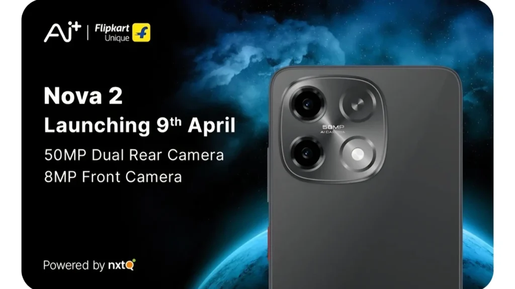 Ai+ Nova 2 launch in India on April 9, 2026
