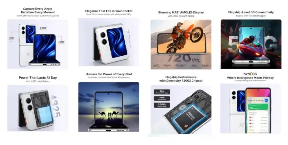 Ai+ Nova Flip 5G Specification details