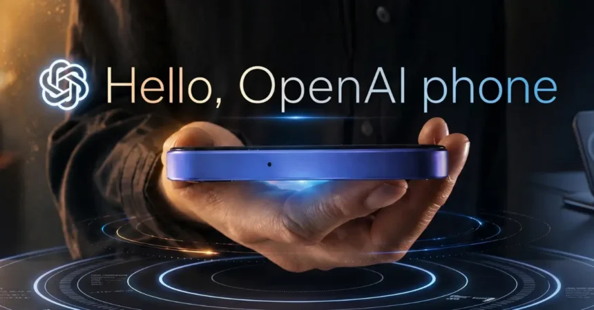 The OpenAI Smartphone: An AI Agent Ready to Kill the App Grid 1 OpenAI smartphone development for 2028