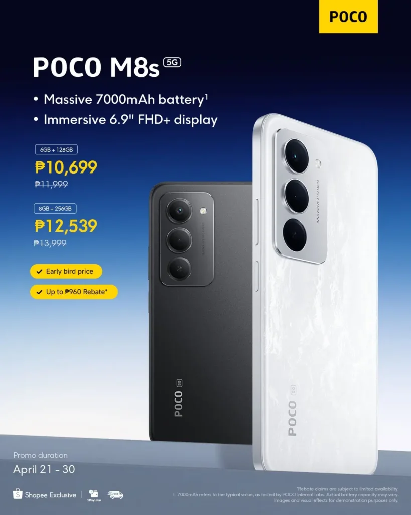 POCO M8s 5G Launch on April 21, 2026
