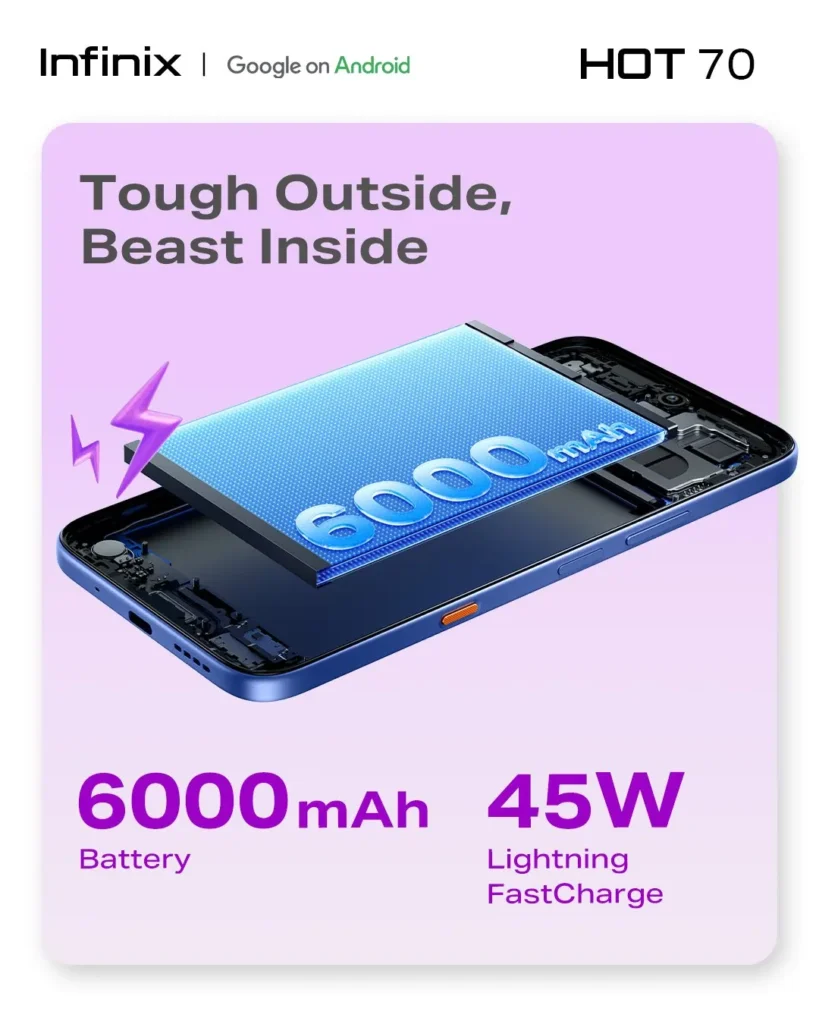 Infinix Hot 70 Battery
