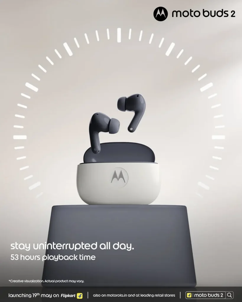 Motorola Moto Buds 2 India Launch: Best ANC Under Rs 4,000? 3 Motorola Moto Buds 2 Pantone Grey Mist color