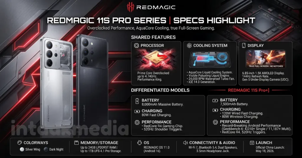 REDMAGIC 11S Pro Series Specs