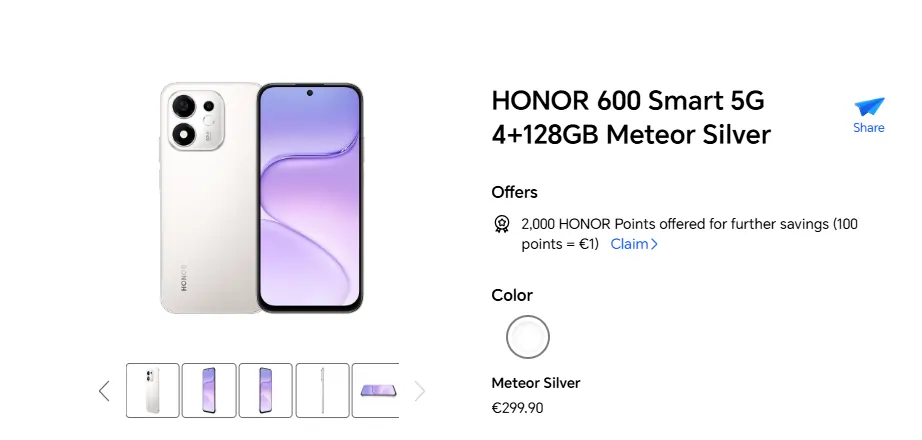 Honor 600 Smart 5G Leak Confirms Specs, Price, and Extreme Durability 3 Honor 600 Smart 5G Leak Price