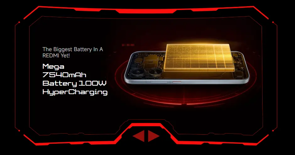 Redmi Turbo 5: Heavy Battery