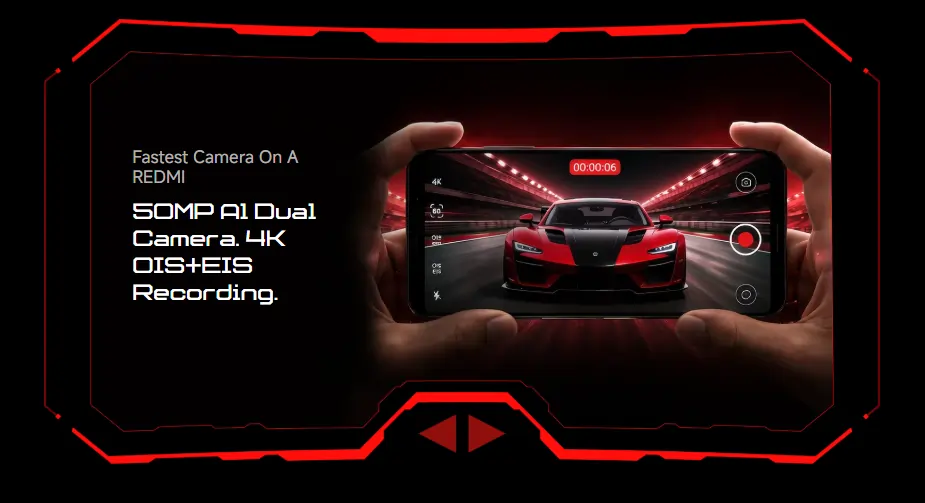 Redmi Turbo 5 camera Specs