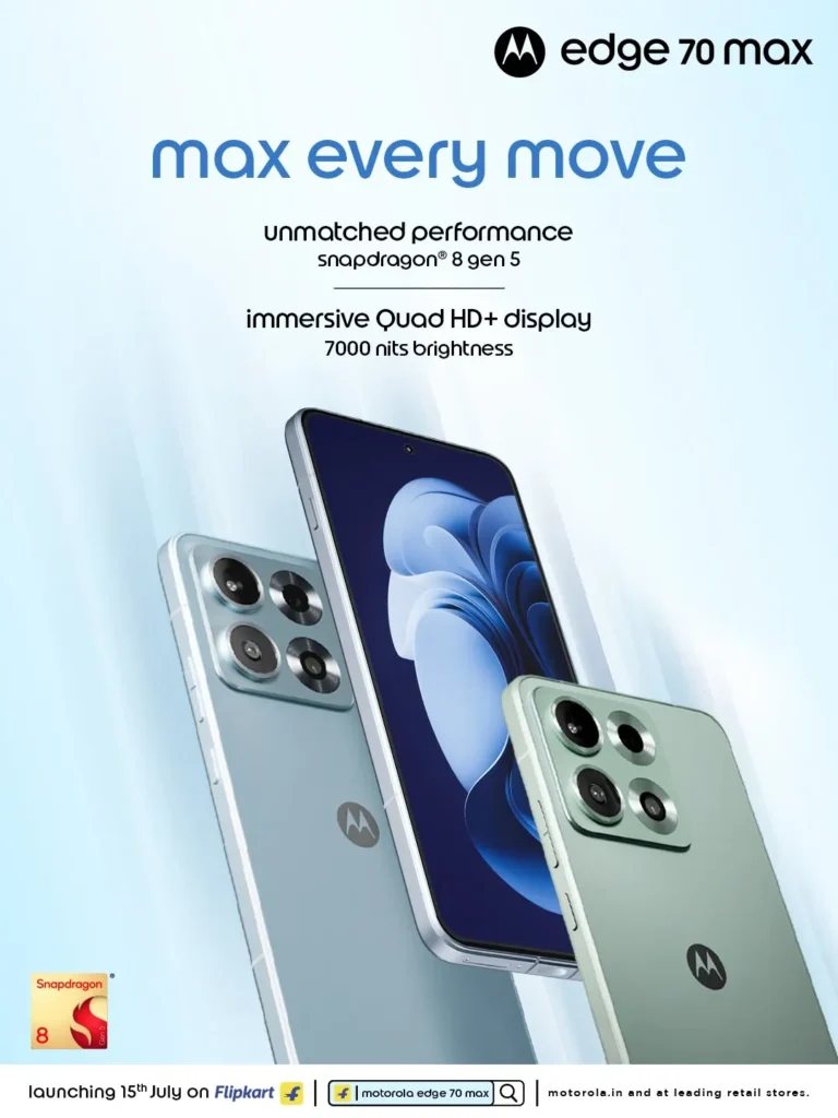 Motorola Edge 70 Max Launching July 15 With 3nm Chipset and 7100mAh Battery 2 Motorola Edge 70 Max Launching July 15