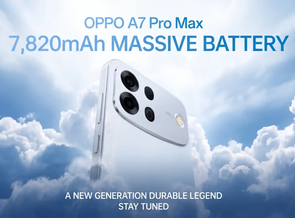 Oppo A7 Pro Max leak 7,820mAh battery