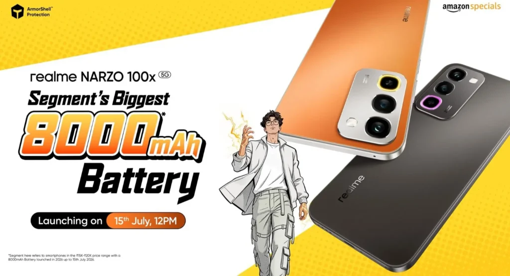 Realme Narzo 100x 5G India Launch Set for July 15: Official Specification Breakdown 4 Realme Narzo 100x 5G India Launch