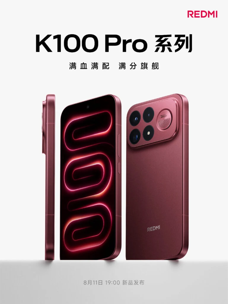 Redmi K100 Pro Series Leak launch on on August 11