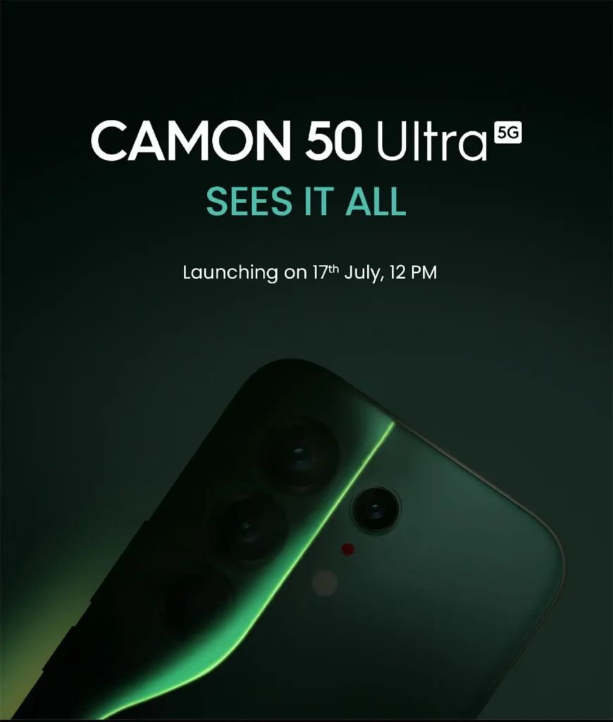 Tecno Camon 50 Ultra Arrives in India July 17: 144Hz Display and Extreme Durability 2 Tecno Camon 50 Ultra launch July 17