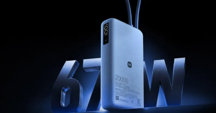 Xiaomi Power Bank 5i 20000 67W Announced: 67W Fast Charging with a Built-in Cable 1 Xiaomi Power Bank 5i 20000 67W Specs