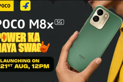 POCO M8x 5G launch August 21 7,900mAh Battery