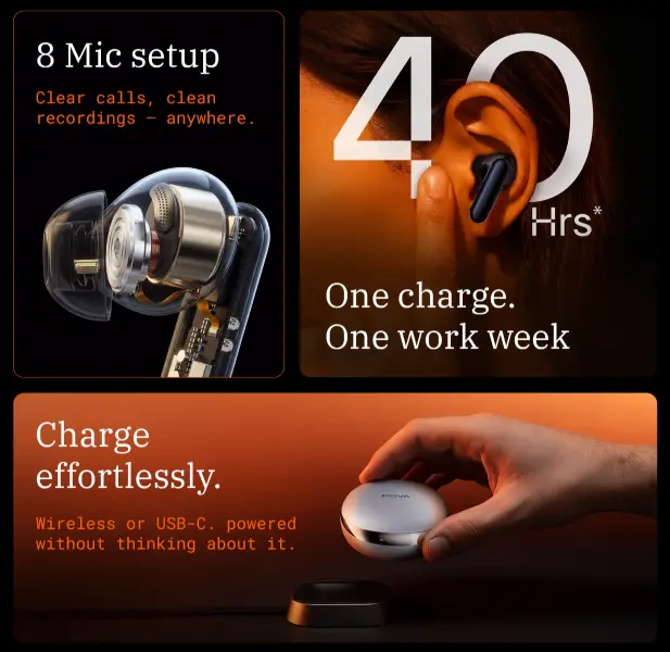 POVA AI Buds Pro India Launch: 48dB ANC Earbuds Spotted on Amazon 3 POVA AI Buds Pro Advanced 8-Mic