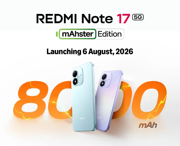 Redmi Note 17 5G Launching Aug 6: 8000mAh Battery & 120Hz AMOLED Confirmed 2 Redmi Note 17 5G Launching Aug 6